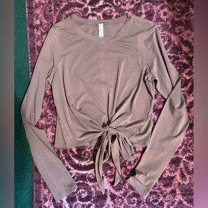 “Time to Restore” Lululemon Long Sleeve- Size 8
